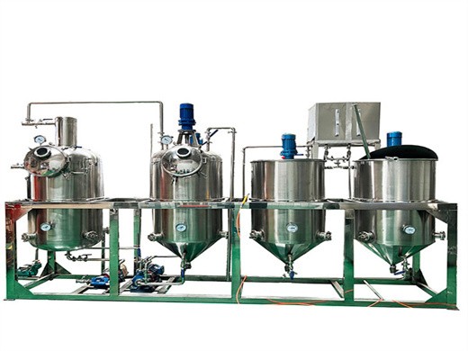 Máquina completa de refinación de aceite vegetal crudo Tobago