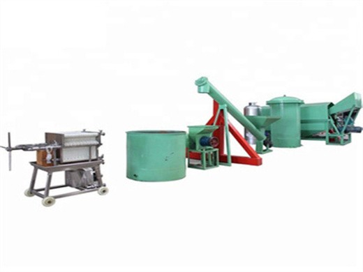 Detalle de máquinas de prensa de aceite de palmiste estándar europeo